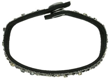 Elegancka bransoletka Swarovski Spark Alcantara BA 100-1 01 wykonana z czarnej alcantary, zdobiona kryształkami Swarovskiego. Długość 20 cm, z certyfikatem autentyczności.3.jpg